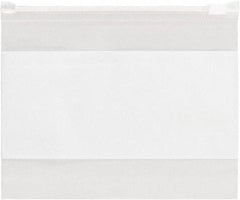 Value Collection - 6 x 9", 3 mil Slide-Seal Reclosable White Block Polybags - Clear - A1 Tooling