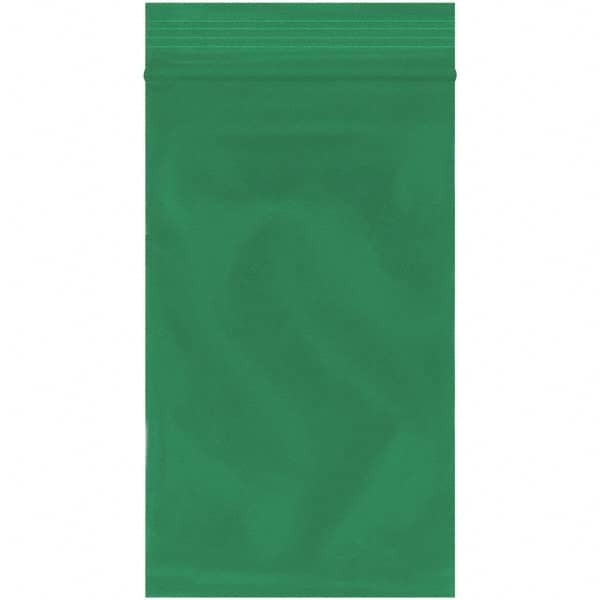 Value Collection - 3 x 5", 2 mil Reclosable Polybags - Green - A1 Tooling