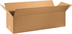 Made in USA - 12" Wide x 36" Long x 10" High Rectangle Corrugated Shipping Box - 1 Wall, Kraft (Color), 65 Lb Capacity - A1 Tooling