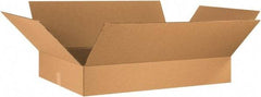 Made in USA - 24" Wide x 36" Long x 6" High Rectangle Corrugated Shipping Box - 1 Wall, Kraft (Color), 65 Lb Capacity - A1 Tooling