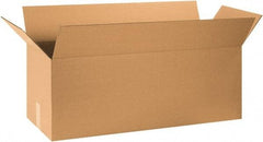 Made in USA - 12" Wide x 32" Long x 12" High Rectangle Corrugated Shipping Box - 1 Wall, Kraft (Color), 65 Lb Capacity - A1 Tooling