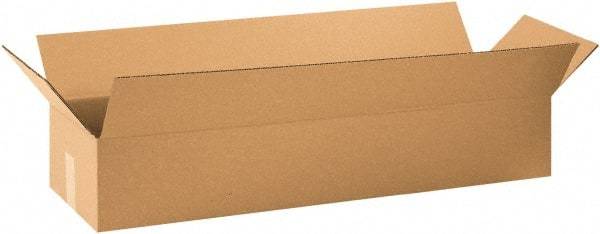 Made in USA - 10" Wide x 32" Long x 6-1/2" High Rectangle Corrugated Shipping Box - 1 Wall, Kraft (Color), 65 Lb Capacity - A1 Tooling