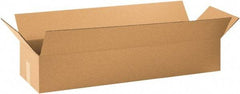 Made in USA - 10" Wide x 34" Long x 6" High Rectangle Corrugated Shipping Box - 1 Wall, Kraft (Color), 65 Lb Capacity - A1 Tooling