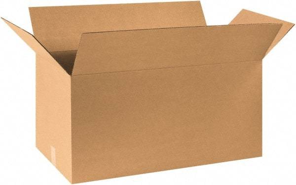 Made in USA - 15" Wide x 30" Long x 15" High Rectangle Corrugated Shipping Box - 1 Wall, Kraft (Color), 65 Lb Capacity - A1 Tooling