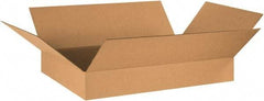 Made in USA - 17" Wide x 29" Long x 5" High Rectangle Corrugated Shipping Box - 1 Wall, Kraft (Color), 65 Lb Capacity - A1 Tooling