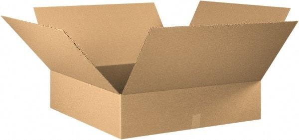 Made in USA - 32" Wide x 32" Long x 12" High Rectangle Corrugated Shipping Box - 1 Wall, Kraft (Color), 65 Lb Capacity - A1 Tooling