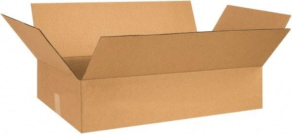 Made in USA - 20" Wide x 30" Long x 8" High Rectangle Corrugated Shipping Box - 1 Wall, Kraft (Color), 65 Lb Capacity - A1 Tooling