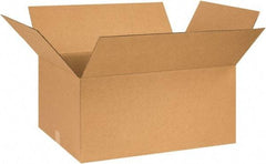 Made in USA - 18" Wide x 26" Long x 12" High Rectangle Corrugated Shipping Box - 1 Wall, Kraft (Color), 65 Lb Capacity - A1 Tooling