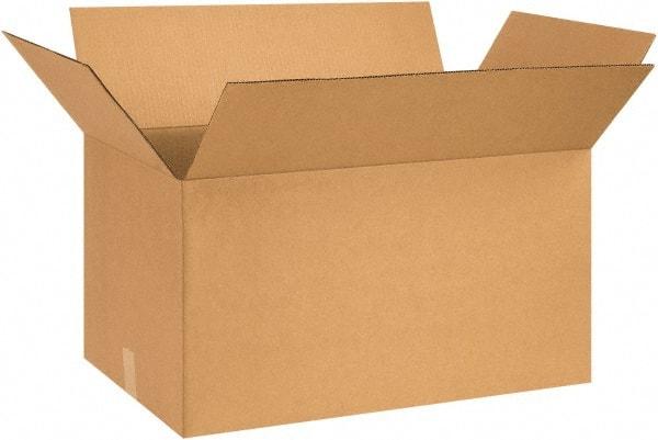 Made in USA - 16" Wide x 26" Long x 14" High Rectangle Corrugated Shipping Box - 1 Wall, Kraft (Color), 65 Lb Capacity - A1 Tooling