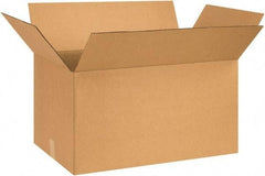 Made in USA - 16" Wide x 26" Long x 14" High Rectangle Corrugated Shipping Box - 1 Wall, Kraft (Color), 65 Lb Capacity - A1 Tooling