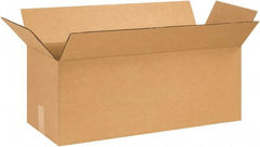 Made in USA - 10" Wide x 26" Long x 10" High Rectangle Corrugated Shipping Box - 1 Wall, Kraft (Color), 65 Lb Capacity - A1 Tooling