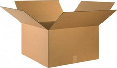 Made in USA - 24" Wide x 24" Long x 14" High Rectangle Corrugated Shipping Box - 1 Wall, Kraft (Color), 65 Lb Capacity - A1 Tooling