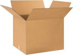 Made in USA - 20" Wide x 24" Long x 18" High Rectangle Corrugated Shipping Box - 1 Wall, Kraft (Color), 65 Lb Capacity - A1 Tooling