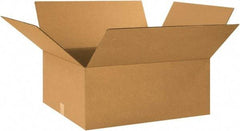 Made in USA - 20" Wide x 26" Long x 10" High Rectangle Corrugated Shipping Box - 1 Wall, Kraft (Color), 65 Lb Capacity - A1 Tooling