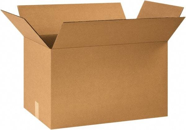 Made in USA - 14" Wide x 24" Long x 14" High Rectangle Corrugated Shipping Box - 1 Wall, Kraft (Color), 65 Lb Capacity - A1 Tooling