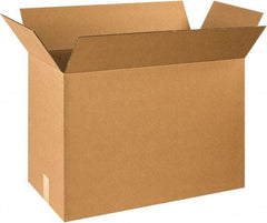 Made in USA - 12" Wide x 24" Long x 18" High Rectangle Corrugated Shipping Box - 1 Wall, Kraft (Color), 65 Lb Capacity - A1 Tooling