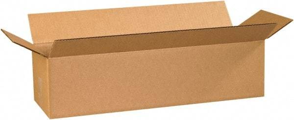 Made in USA - 8" Wide x 24" Long x 6" High Rectangle Corrugated Shipping Box - 1 Wall, Kraft (Color), 65 Lb Capacity - A1 Tooling