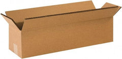 Made in USA - 12" Wide x 48" Long x 12" High Rectangle Heavy Duty Corrugated Box - 2 Walls, Kraft (Color), 100 Lb Capacity - A1 Tooling