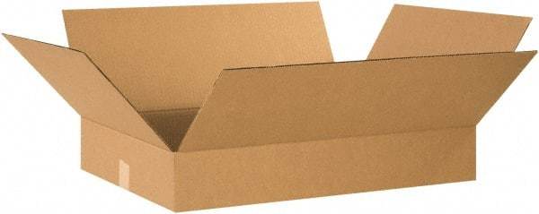 Made in USA - 17" Wide x 24" Long x 3" High Rectangle Corrugated Shipping Box - 1 Wall, Kraft (Color), 65 Lb Capacity - A1 Tooling