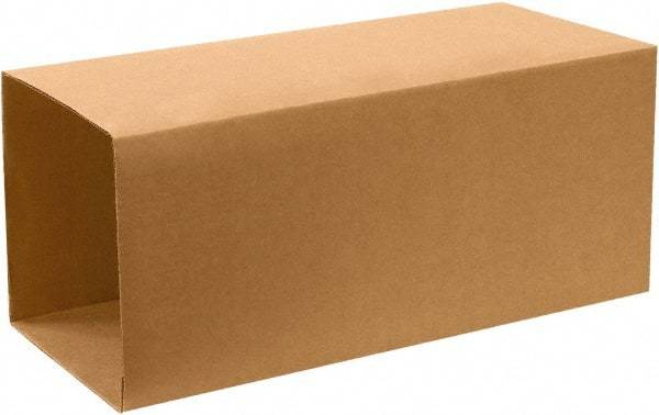 Made in USA - 24" Wide x 24" Long x 40" High Rectangle Telescoping Box - 1 Wall, Kraft (Color), 65 Lb Capacity - A1 Tooling