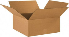 Made in USA - 18" Wide x 18" Long x 8" High Rectangle Corrugated Shipping Box - 1 Wall, Kraft (Color), 65 Lb Capacity - A1 Tooling