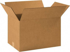 Made in USA - 13" Wide x 18" Long x 12" High Rectangle Corrugated Shipping Box - 1 Wall, Kraft (Color), 65 Lb Capacity - A1 Tooling