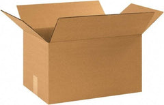 Made in USA - 11" Wide x 16" Long x 10" High Rectangle Corrugated Shipping Box - 1 Wall, Kraft (Color), 65 Lb Capacity - A1 Tooling