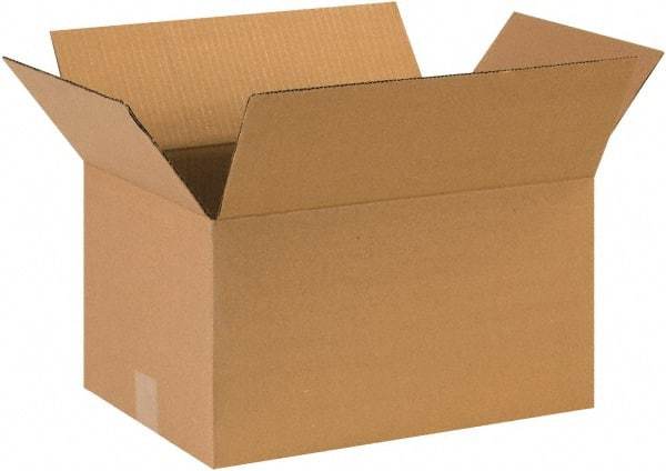 Made in USA - 11" Wide x 16" Long x 9" High Rectangle Corrugated Shipping Box - 1 Wall, Kraft (Color), 65 Lb Capacity - A1 Tooling