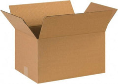 Made in USA - 11" Wide x 16" Long x 9" High Rectangle Corrugated Shipping Box - 1 Wall, Kraft (Color), 65 Lb Capacity - A1 Tooling