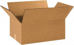 Made in USA - 12" Wide x 16" Long x 6" High Rectangle Heavy Duty Corrugated Box - 2 Walls, Kraft (Color), 100 Lb Capacity - A1 Tooling