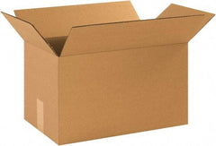 Made in USA - 9" Wide x 16" Long x 9" High Rectangle Corrugated Shipping Box - 1 Wall, Kraft (Color), 65 Lb Capacity - A1 Tooling