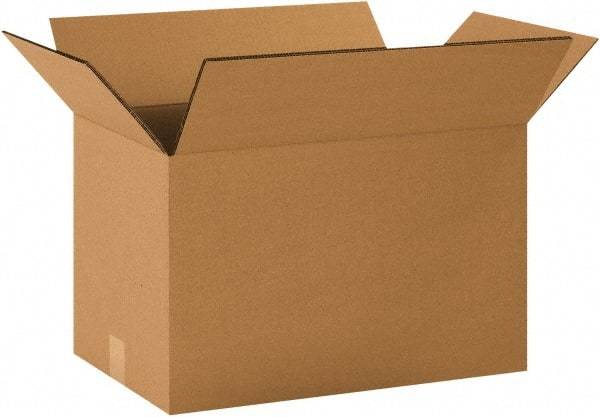 Made in USA - 8" Wide x 16" Long x 8" High Rectangle Heavy Duty Corrugated Box - 2 Walls, Kraft (Color), 100 Lb Capacity - A1 Tooling