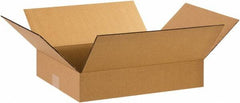 Made in USA - 12" Wide x 15" Long x 3" High Rectangle Corrugated Shipping Box - 1 Wall, Kraft (Color), 65 Lb Capacity - A1 Tooling