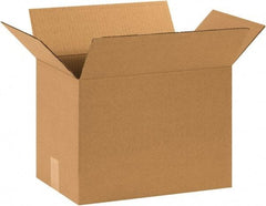 Made in USA - 10" Wide x 15" Long x 14" High Rectangle Corrugated Shipping Box - 1 Wall, Kraft (Color), 65 Lb Capacity - A1 Tooling