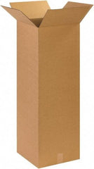 Made in USA - 14" Wide x 14" Long x 40" High Rectangle Corrugated Shipping Box - 1 Wall, Kraft (Color), 65 Lb Capacity - A1 Tooling