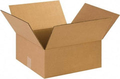 Made in USA - 14" Wide x 14" Long x 6" High Rectangle Corrugated Shipping Box - 1 Wall, Kraft (Color), 65 Lb Capacity - A1 Tooling