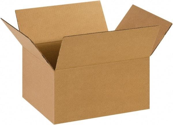 Made in USA - 11" Wide x 14" Long x 8" High Rectangle Corrugated Shipping Box - 1 Wall, Kraft (Color), 65 Lb Capacity - A1 Tooling