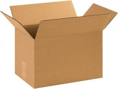 Made in USA - 9" Wide x 14" Long x 9" High Rectangle Corrugated Shipping Box - 1 Wall, Kraft (Color), 65 Lb Capacity - A1 Tooling