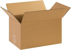 Made in USA - 9" Wide x 14" Long x 8" High Rectangle Corrugated Shipping Box - 1 Wall, Kraft (Color), 65 Lb Capacity - A1 Tooling