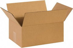 Made in USA - 9" Wide x 14" Long x 6" High Rectangle Corrugated Shipping Box - 1 Wall, Kraft (Color), 65 Lb Capacity - A1 Tooling