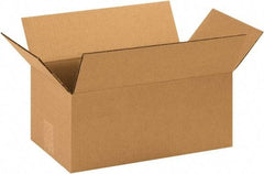 Made in USA - 8" Wide x 14" Long x 6" High Rectangle Corrugated Shipping Box - 1 Wall, Kraft (Color), 65 Lb Capacity - A1 Tooling