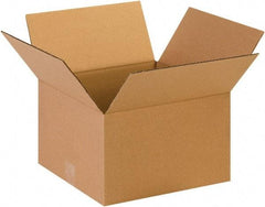 Made in USA - 13" Wide x 13" Long x 8" High Rectangle Corrugated Shipping Box - 1 Wall, Kraft (Color), 65 Lb Capacity - A1 Tooling