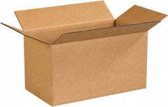 Made in USA - 7" Wide x 13" Long x 7" High Rectangle Corrugated Shipping Box - 1 Wall, Kraft (Color), 65 Lb Capacity - A1 Tooling