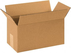 Made in USA - 6" Wide x 12" Long x 6" High Rectangle Heavy Duty Corrugated Box - 1 Wall, Kraft (Color), 95 Lb Capacity - A1 Tooling