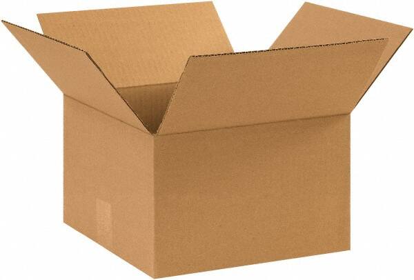 Made in USA - 11" Wide x 11" Long x 7" High Rectangle Corrugated Shipping Box - 1 Wall, Kraft (Color), 65 Lb Capacity - A1 Tooling