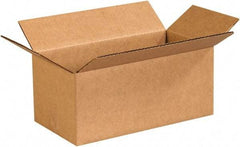 Made in USA - 6" Wide x 12" Long x 5" High Rectangle Corrugated Shipping Box - 1 Wall, Kraft (Color), 65 Lb Capacity - A1 Tooling