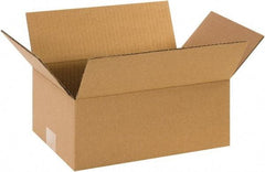 Made in USA - 8" Wide x 12" Long x 5" High Rectangle Corrugated Shipping Box - 1 Wall, Kraft (Color), 65 Lb Capacity - A1 Tooling