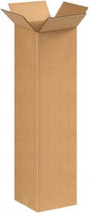 Made in USA - 9" Wide x 9" Long x 30" High Rectangle Corrugated Shipping Box - 1 Wall, Kraft (Color), 65 Lb Capacity - A1 Tooling