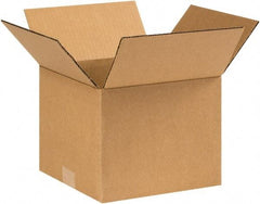 Made in USA - 9" Wide x 9" Long x 7" High Rectangle Corrugated Shipping Box - 1 Wall, Kraft (Color), 65 Lb Capacity - A1 Tooling