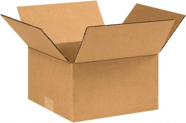 Made in USA - 9" Wide x 9" Long x 5" High Rectangle Corrugated Shipping Box - 1 Wall, Kraft (Color), 65 Lb Capacity - A1 Tooling